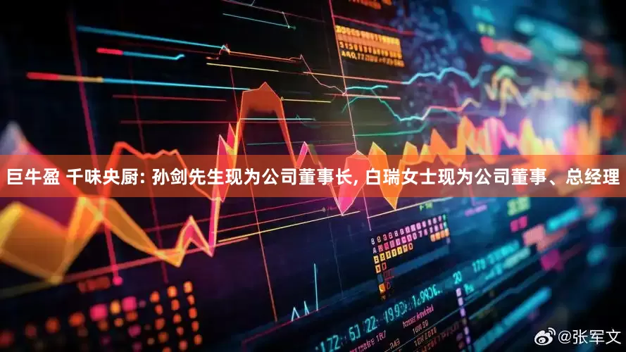 巨牛盈 千味央厨: 孙剑先生现为公司董事长, 白瑞女士现为公司董事、总经理