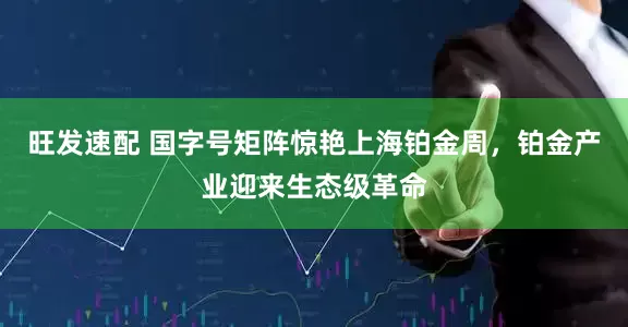 旺发速配 国字号矩阵惊艳上海铂金周，铂金产业迎来生态级革命