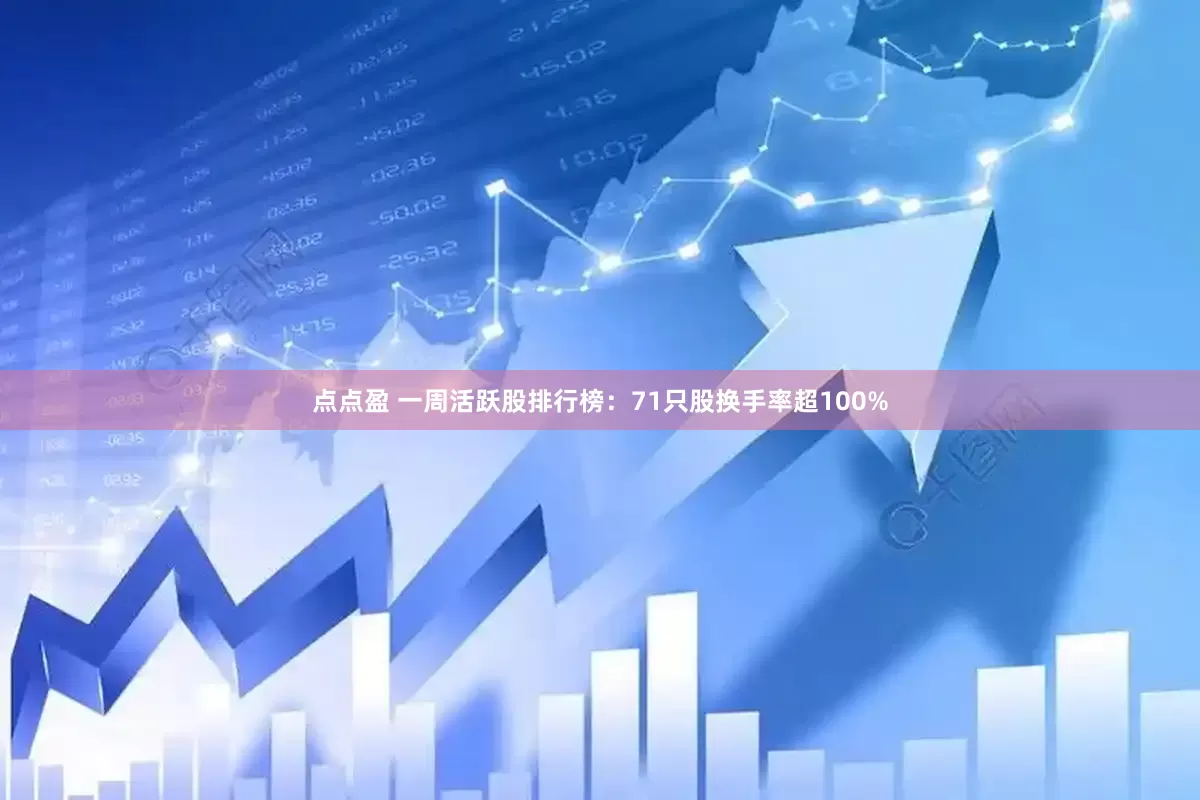 点点盈 一周活跃股排行榜：71只股换手率超100%
